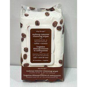Skip The Spa - Makeup Remover Cleansing Wipes - Coffee - Coconut - 60 Towelettes